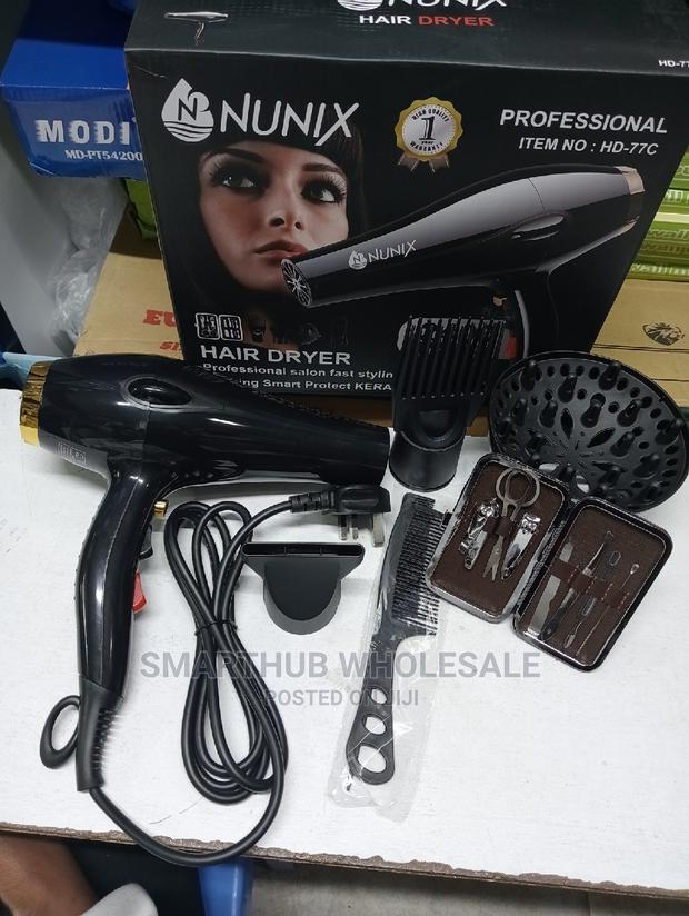 Nunix Brodry Hairdryer Red - thumbnail 2