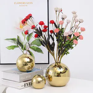3pcs Golden Vase