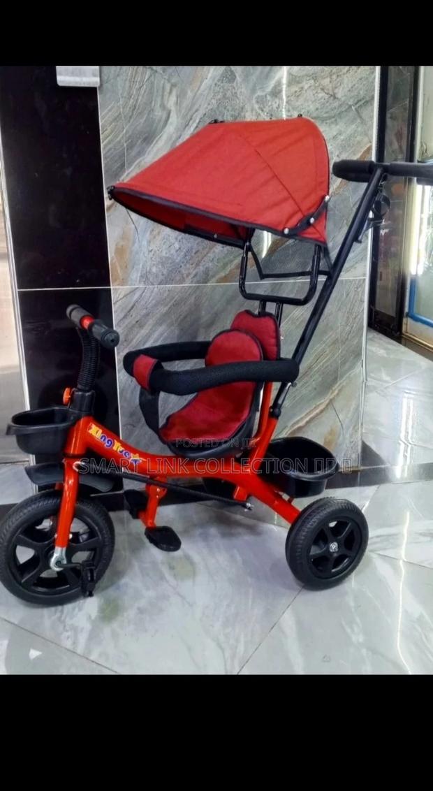 Tricycle With Canopy and Parental Control Handle - thumbnail 4