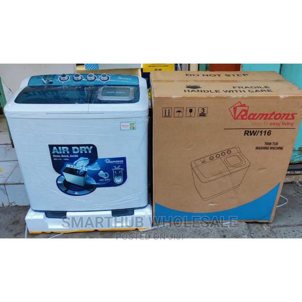 Ramtons Twin Tub 10kg With Air Dryer Washing Machine
