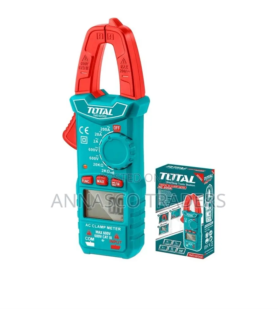 Total TMT42002 Digital AC Clamp Meter 2000 Counts