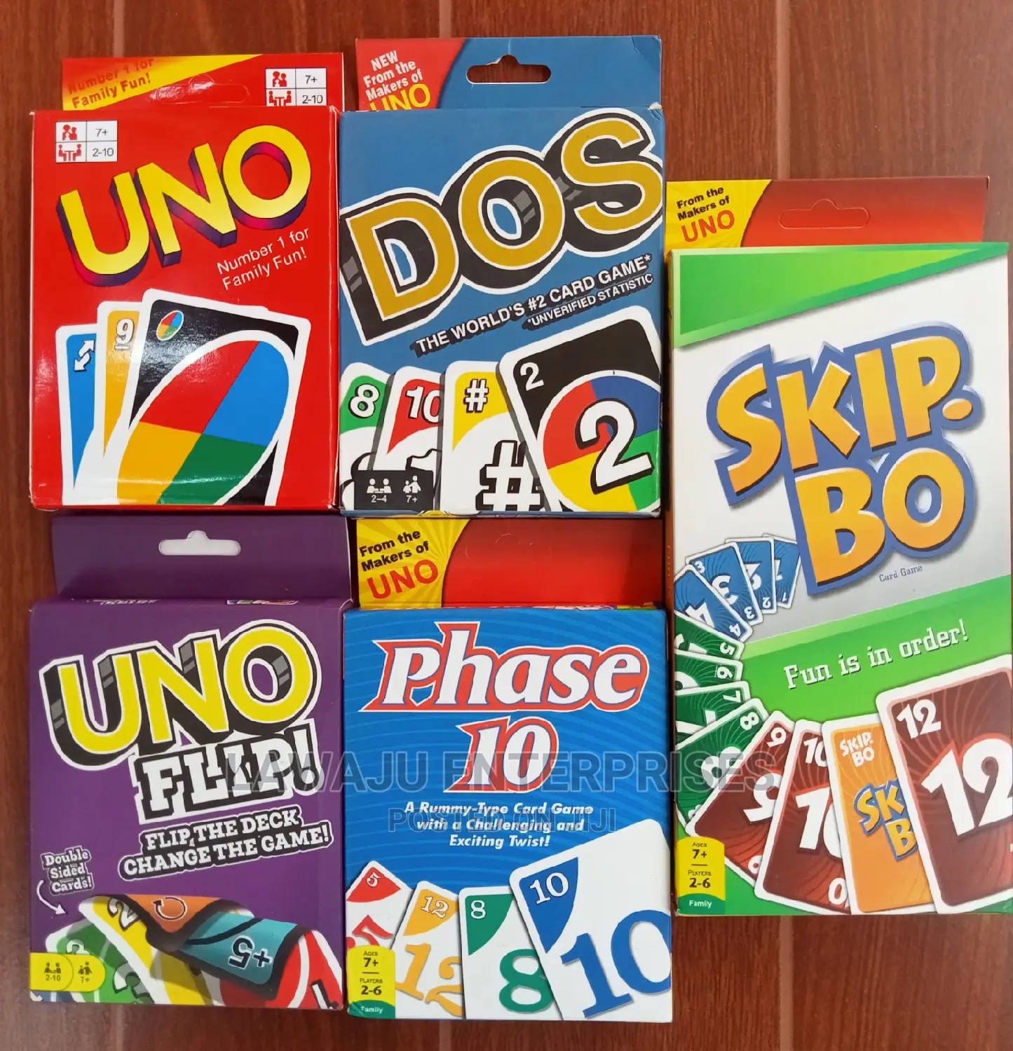 5in1 Assorted Uno Card Game Gift Set