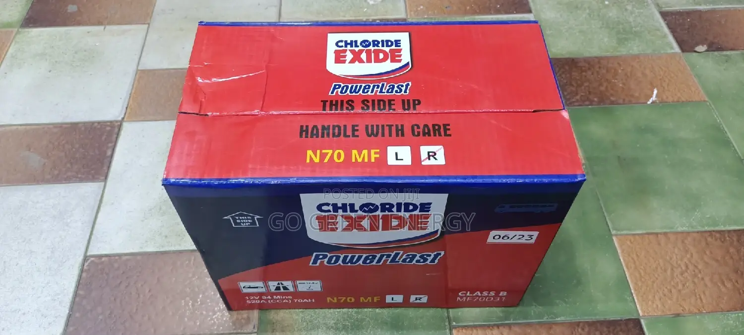 N70 Chloride Exide Battery