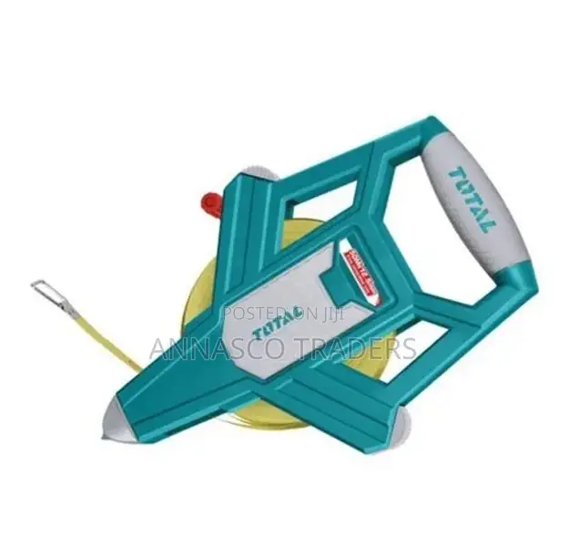 Total TMTF121006 Fibreglass Measuring Tape :100mx12.5mm