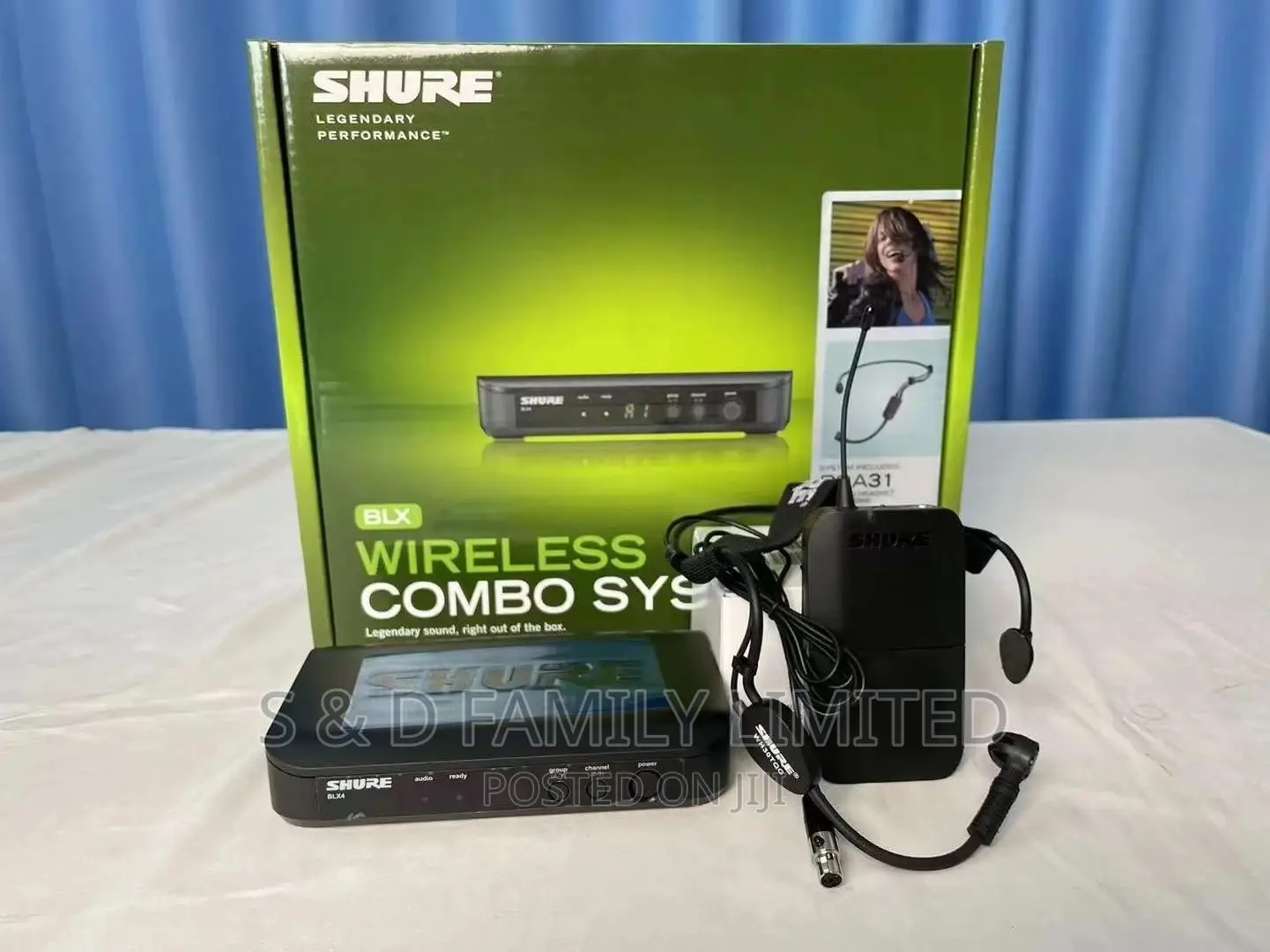 Shure PGA31 Wireless Combo System Lapel Headrest