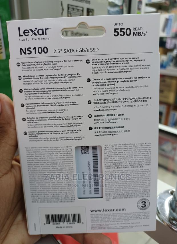 Lexar SSD 256gb Ns100 2.5 Sata - thumbnail 2
