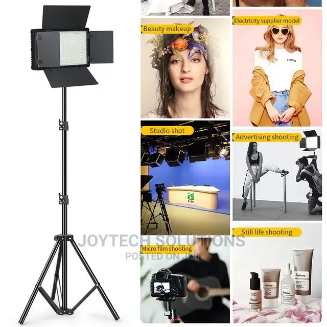 LED 600 Vedio Lights Professional Photography With Tripod.