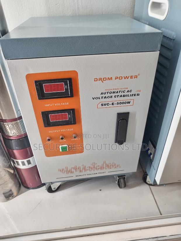 High Precision Automatic Voltage Stabilizer Drom Power 5000w - thumbnail 2