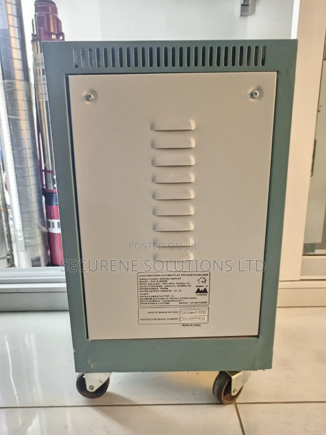 High Precision Automatic Voltage Stabilizer Drom Power 5000w
