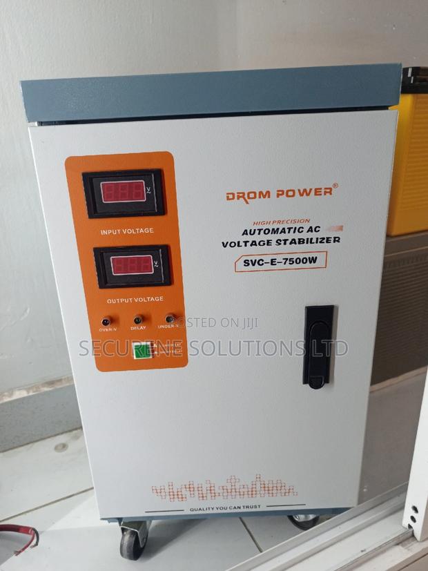 High Precision Automatic Voltage Stabilizer Drom Power 7500w - thumbnail 2