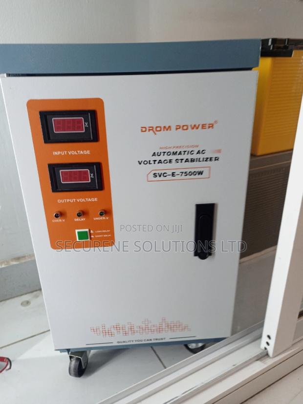 High Precision Automatic Voltage Stabilizer Drom Power 7500w - thumbnail 3