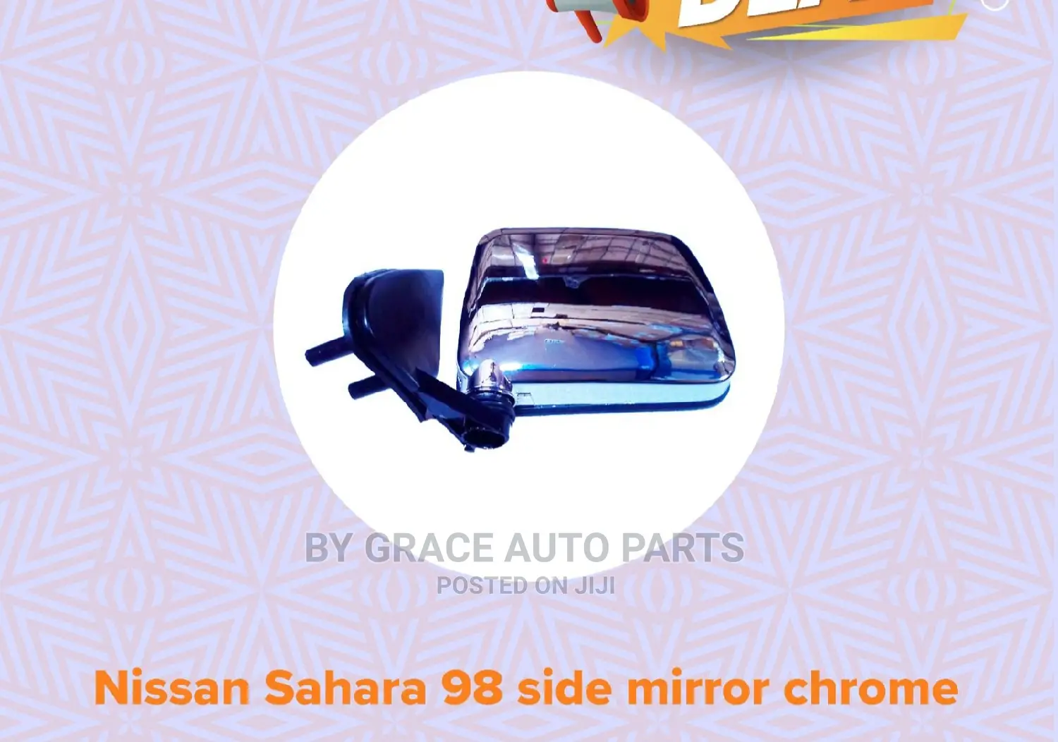Side Mirror Nissan Sahara 98 Chrome