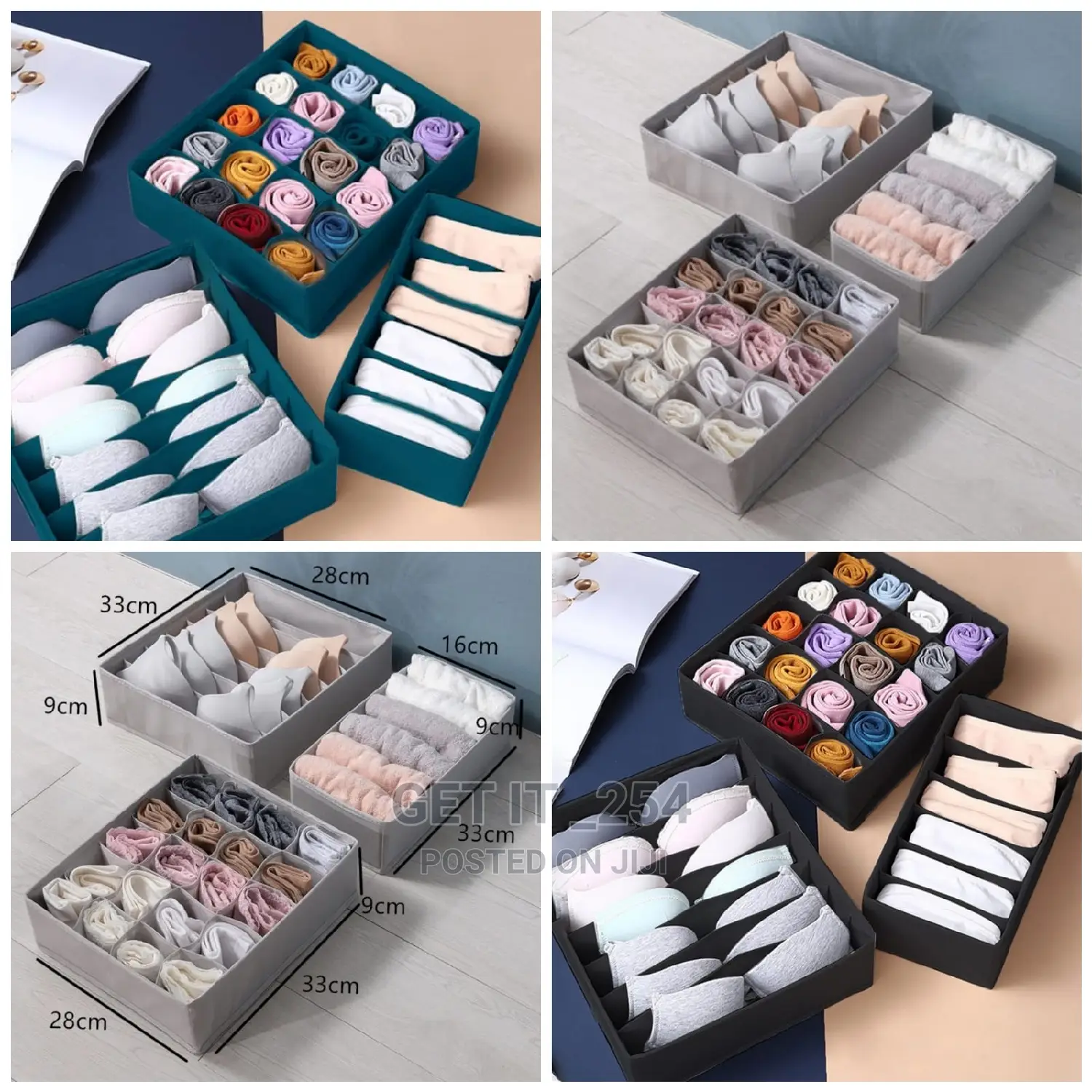 3 Pcs Set Drawer / Closet Organizer