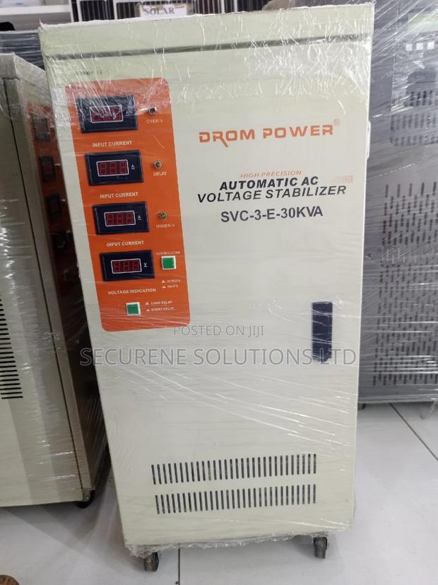 Voltage Stabilizer 3 Phase Digital Display Drom Power 30kw - thumbnail 3
