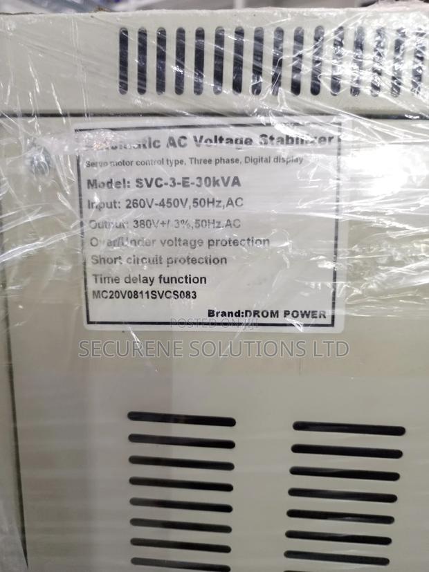 Voltage Stabilizer 3 Phase Digital Display Drom Power 30kw - thumbnail 4