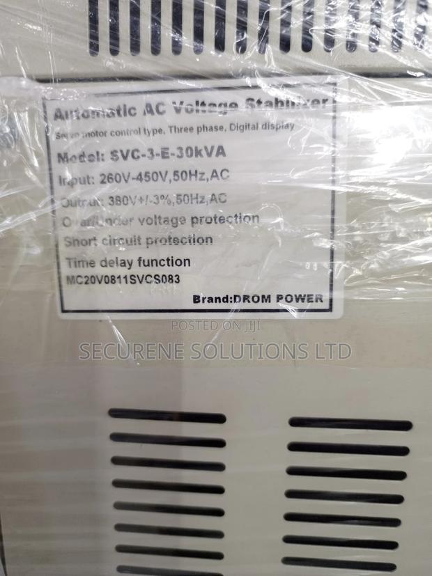 Voltage Stabilizer 3 Phase Digital Display Drom Power 30kw - thumbnail 5