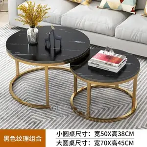 Real Marble Nesting Nordic Luxury Coffee Table