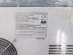 Automatic Voltage Stabilizer 3 Phase Digital Display 60kw