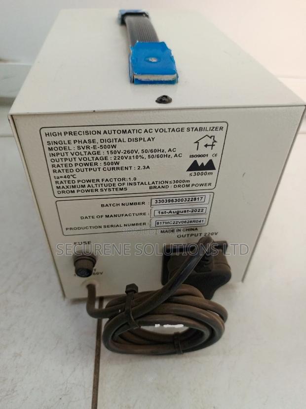 High Precision Automatic Voltage Stabilizer Svr-e-500w - thumbnail 3
