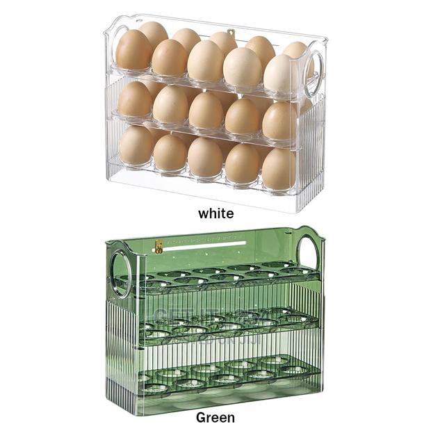 30 Egg Household Storage Box Kitchen Refrigerator Side Doo - main view