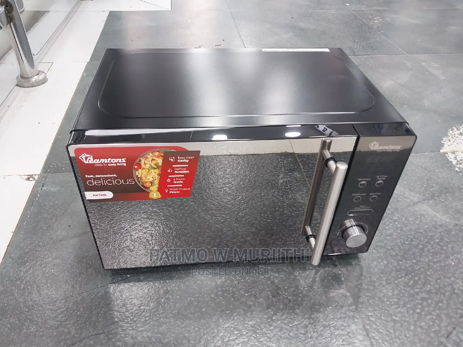 Ramtons 20 Liters Digital Microwave Glass Door- Rm/458