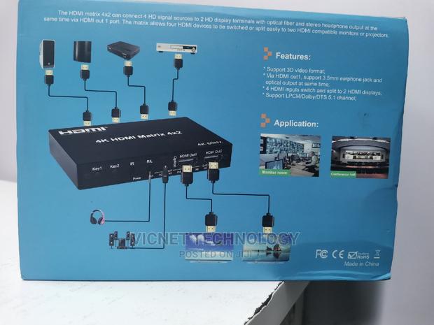 4×2 HDMI Matrix Switch ( at 60hz) - thumbnail 2