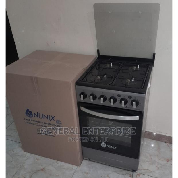 Nunix 4 Burner Full Gas Standing Cooker