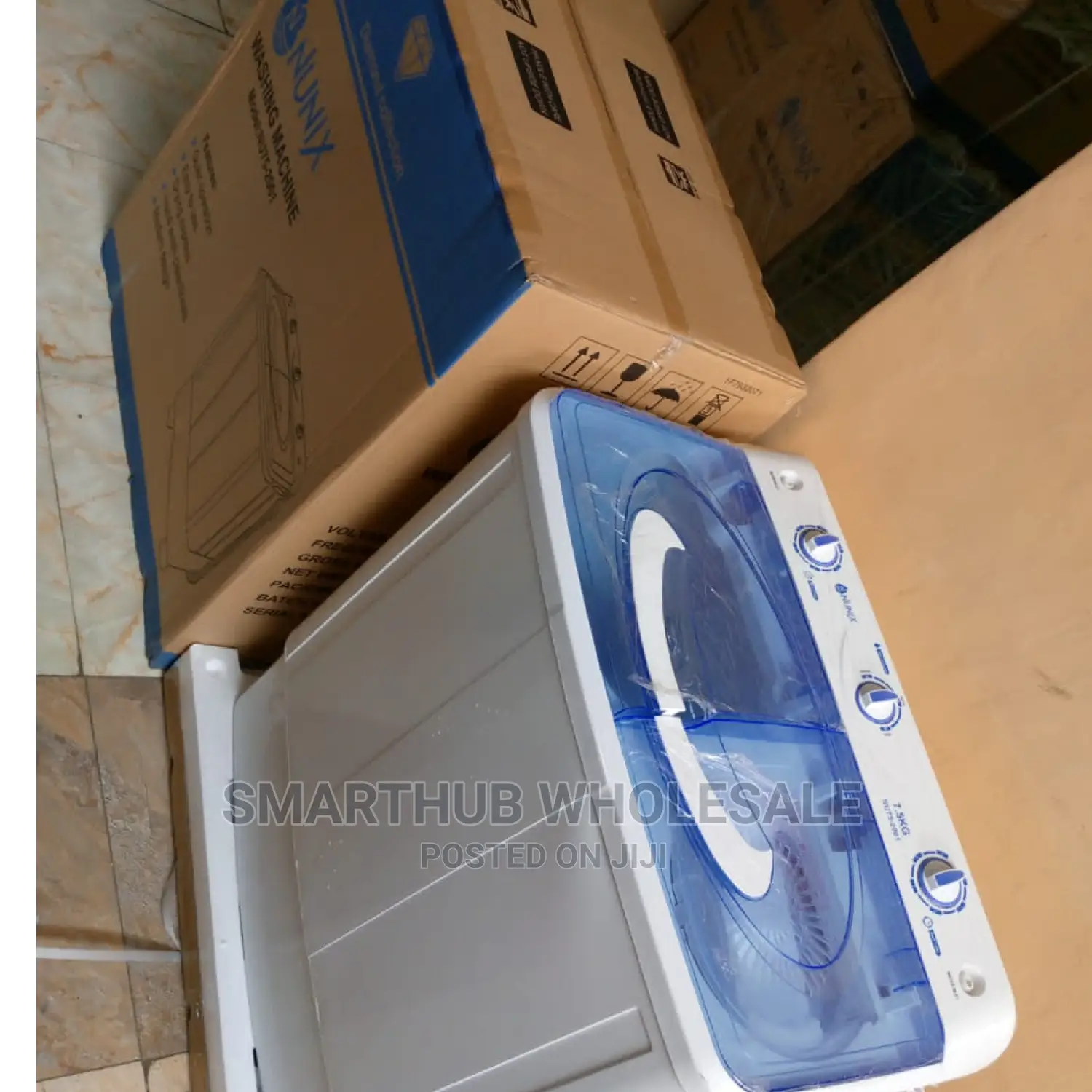 Nunix Washing Machine 7.5kg Wash and Spin