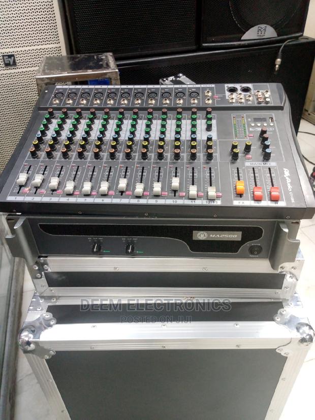 Plain Mixer 12channel With Amplifier 2500 Watts - main view