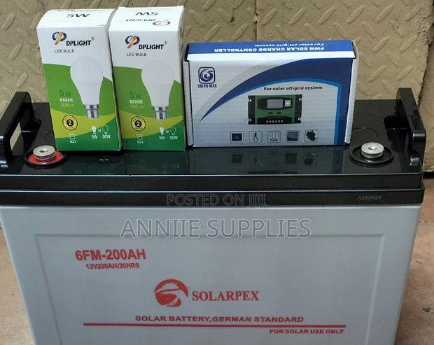 Solarpex 200ah/20hrs Battery+ Free 30A Controller - main view