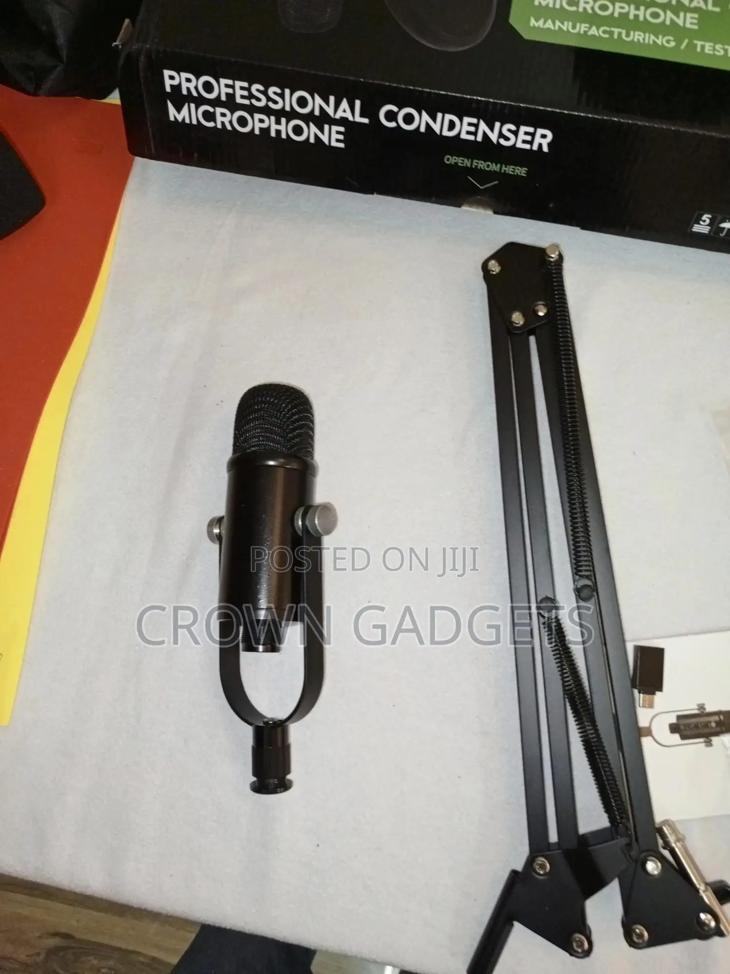 Condenser Microphone Sound Card PC Live Streaming