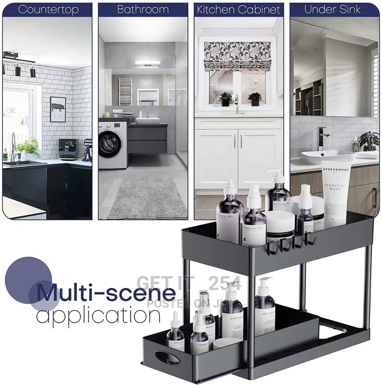 Under The Sink Organizer*
🏷Slide Drawer Design