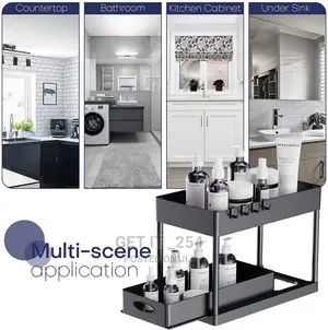 Under The Sink Organizer*
🏷Slide Drawer Design