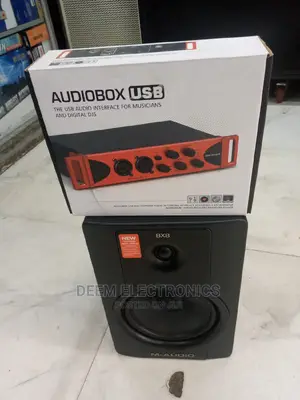 Studio Monitors and Audio Interface 2 Channel