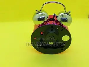 Round Bedside Desk Alarm Clock