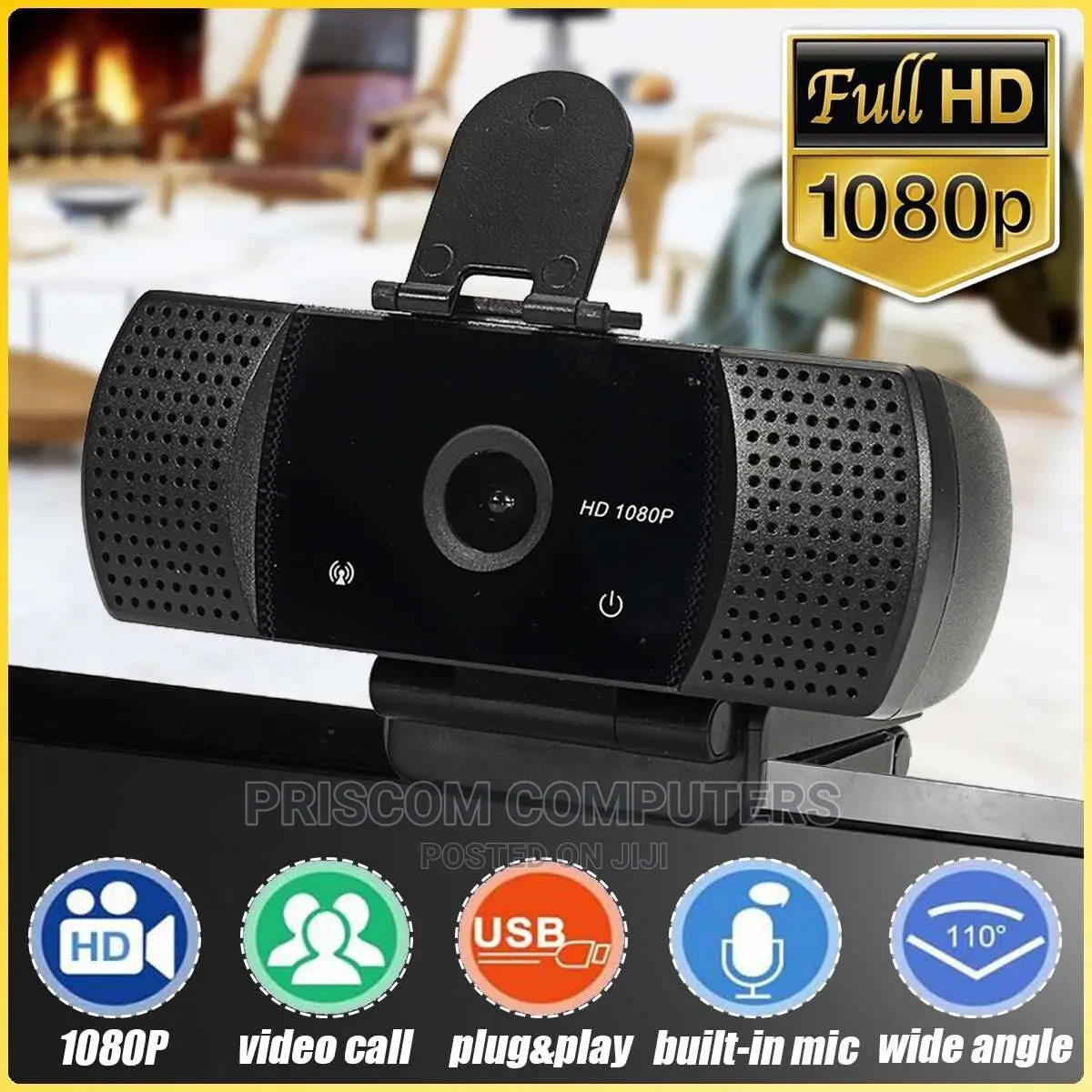 Zoom in Hd , Webcam or Web Camera for Laptop or Desktop