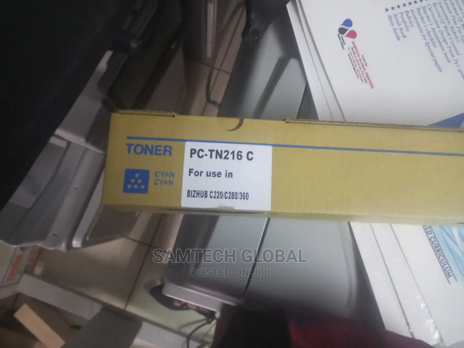 Original Cyan Toner Available 
