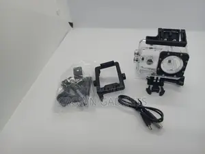 Wide Angle Sports Camera With Accessories Kit