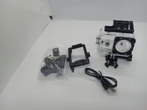 Wide Angle Sports Camera With Accessories Kit