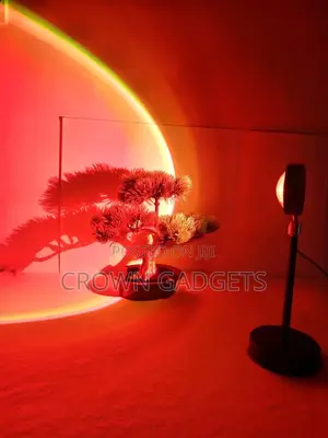 Glass Lens Romantic Sunset Lamp