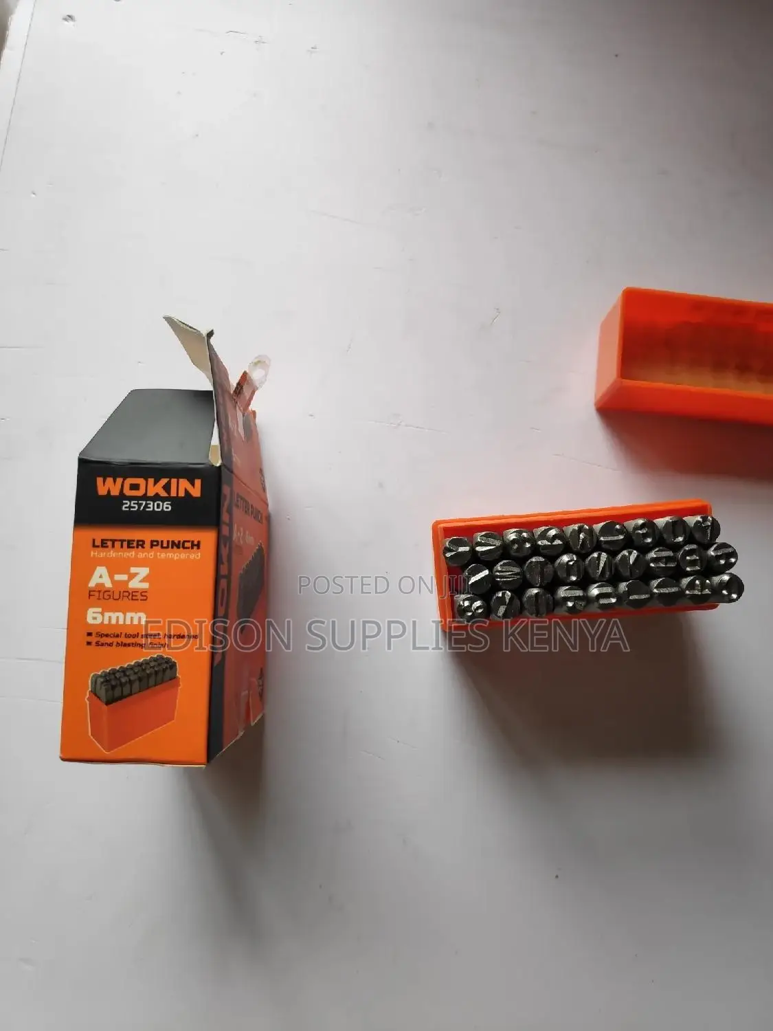 Letter Punch Set 6mm Wokin 257306 a-Z Letters Punch Set