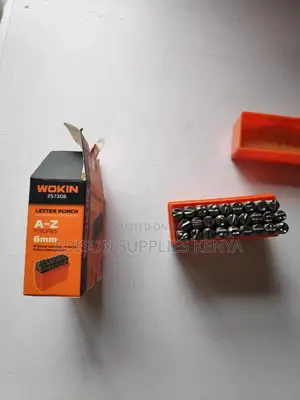 Letter Punch Set 6mm Wokin 257306 a-Z Letters Punch Set
