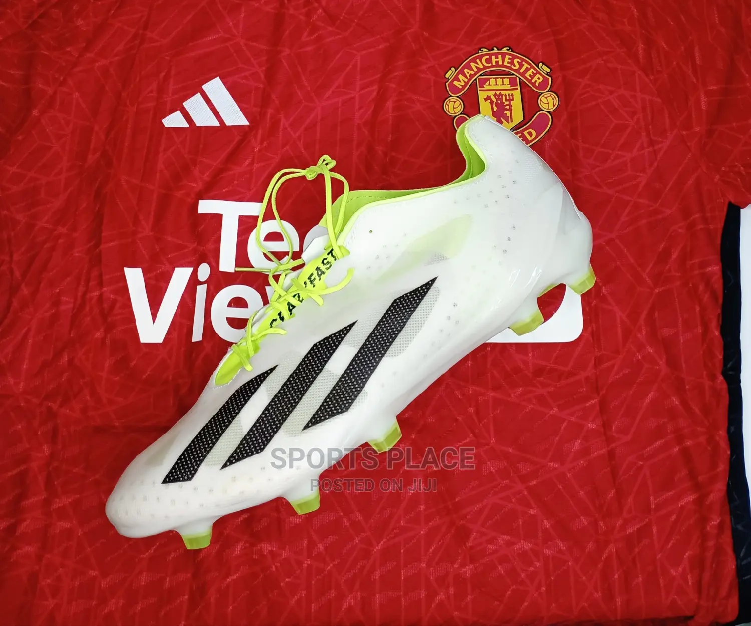 Adidas Crazyfast Football Boots - White And Green