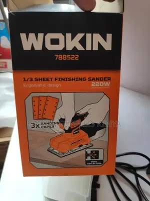Finishing Sander Wokin 1/3 Sheet Sander +Free Sandpad Tolsen