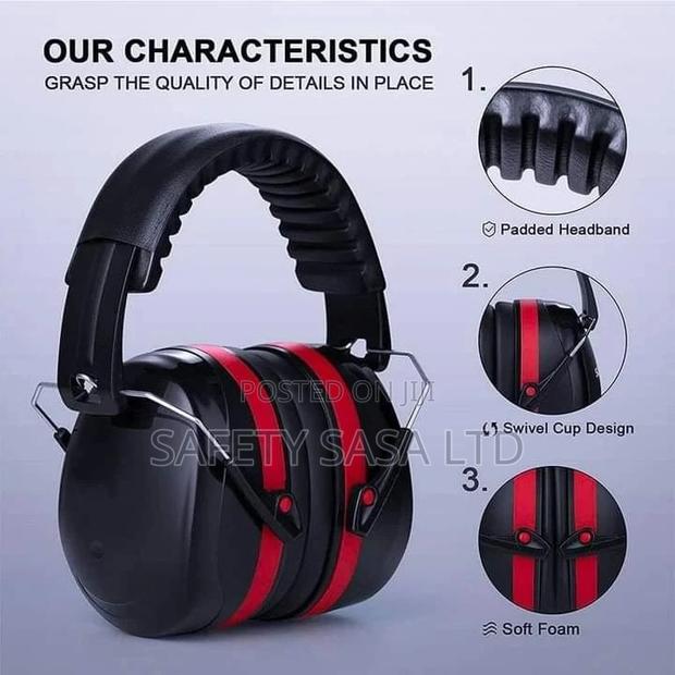 Noise Reduction Safety Ear Muffs - thumbnail 3
