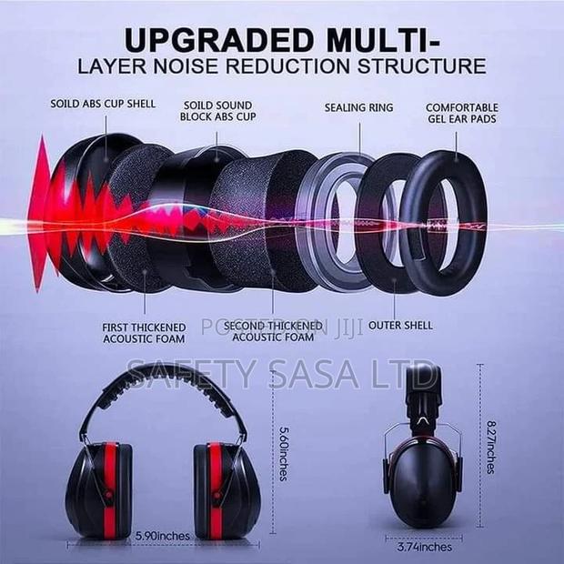 Noise Reduction Safety Ear Muffs - thumbnail 7