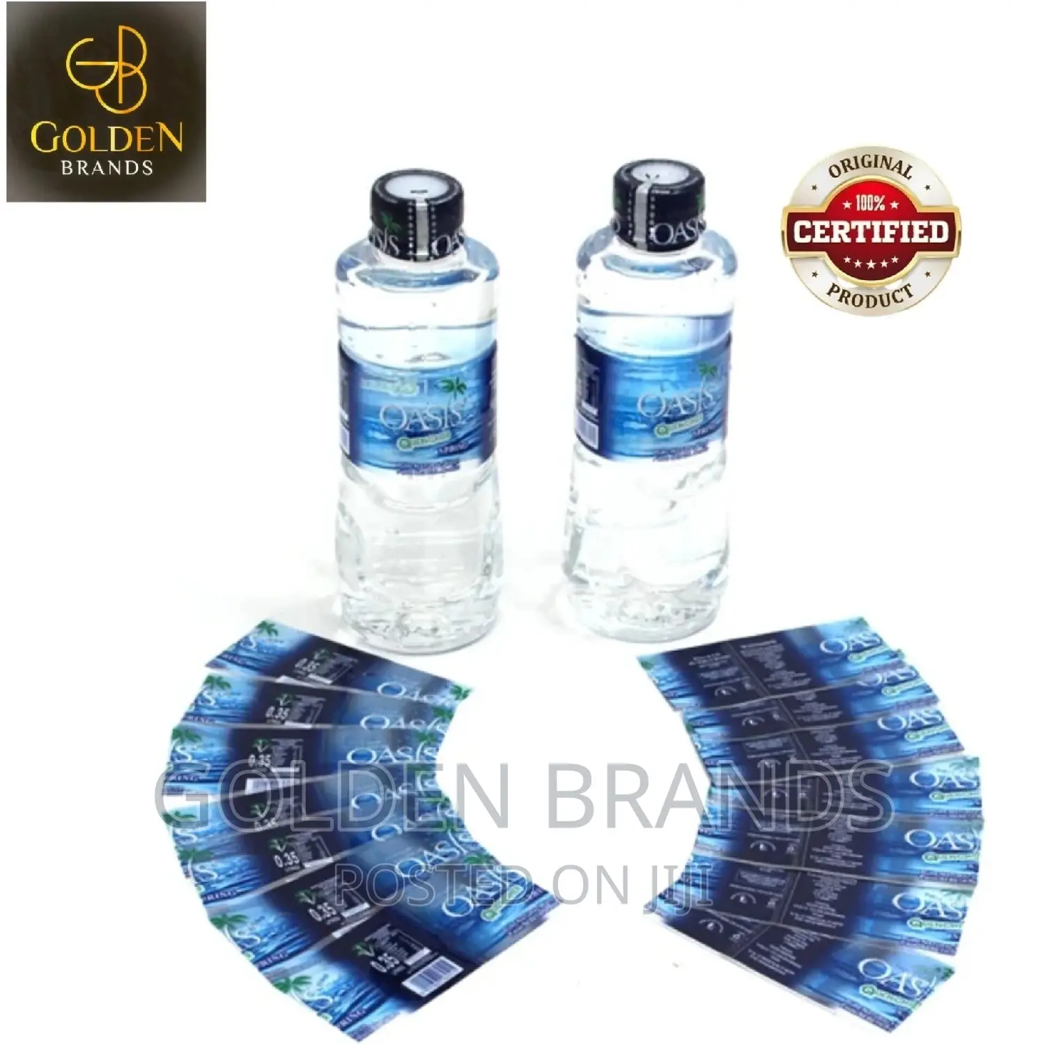 Water Bottle Labels Shrink Sleeve Nylon Labels