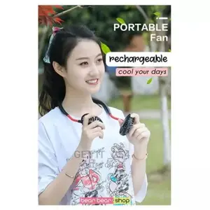 Hanging Neck Fan, Summer Hands Free Portable Neck Band USB