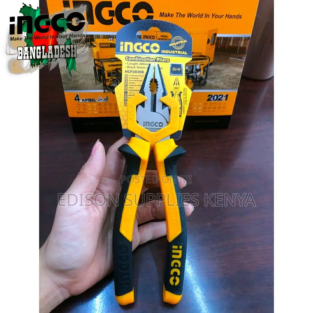 Ingco Pliers 8" Combination Pliers Premium Pliers Heavy Duty