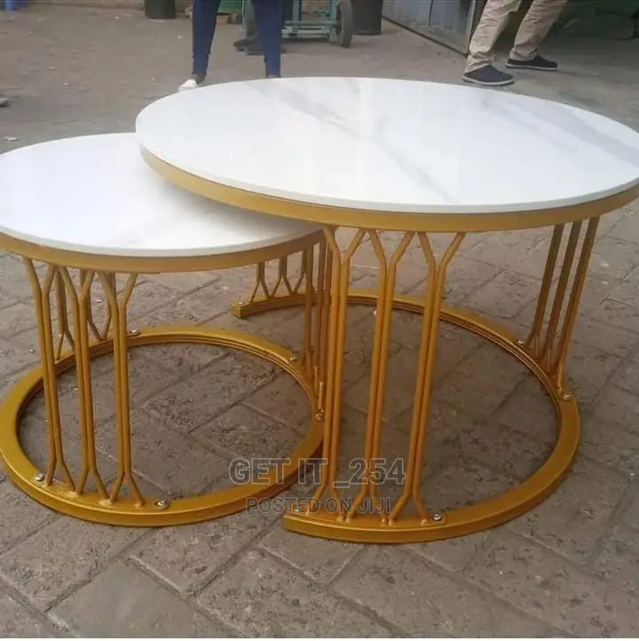 PURE MARBLE Nesting Table* 
2 in-1 Table
Glass With